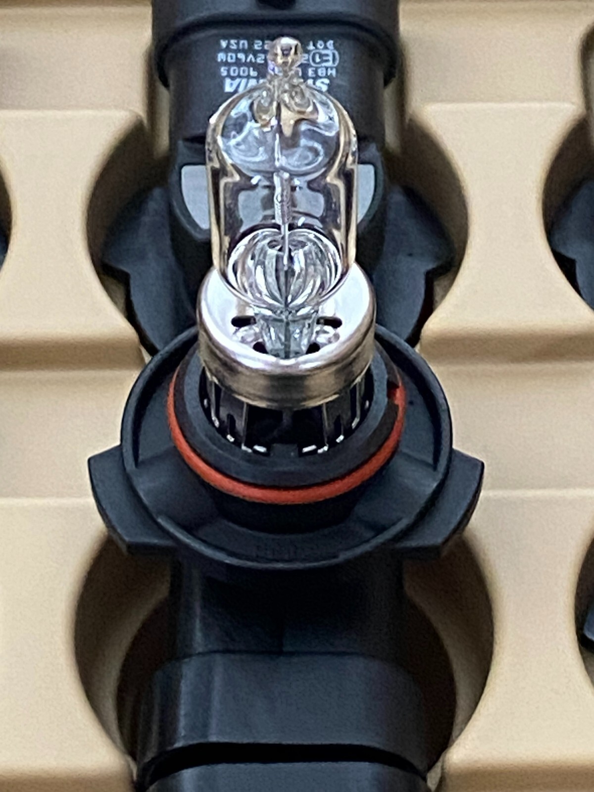9005 Headlight Bulbs Sylvania Basic HB3 U (12V, 60W) Bright TWO in Bulk Package
