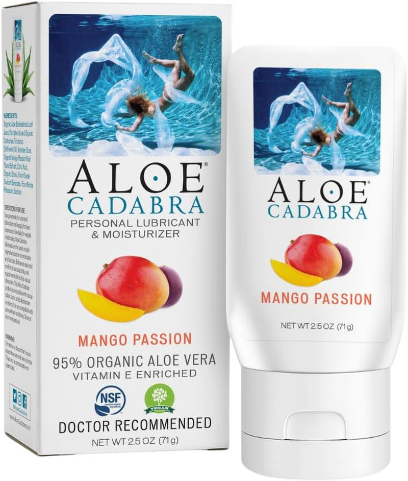 Flavored Personal Lubricant & Vaginal Moisturizer, NSF Certified Organic Edible
