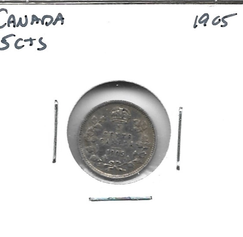 Canada Five Cents 1905 XF