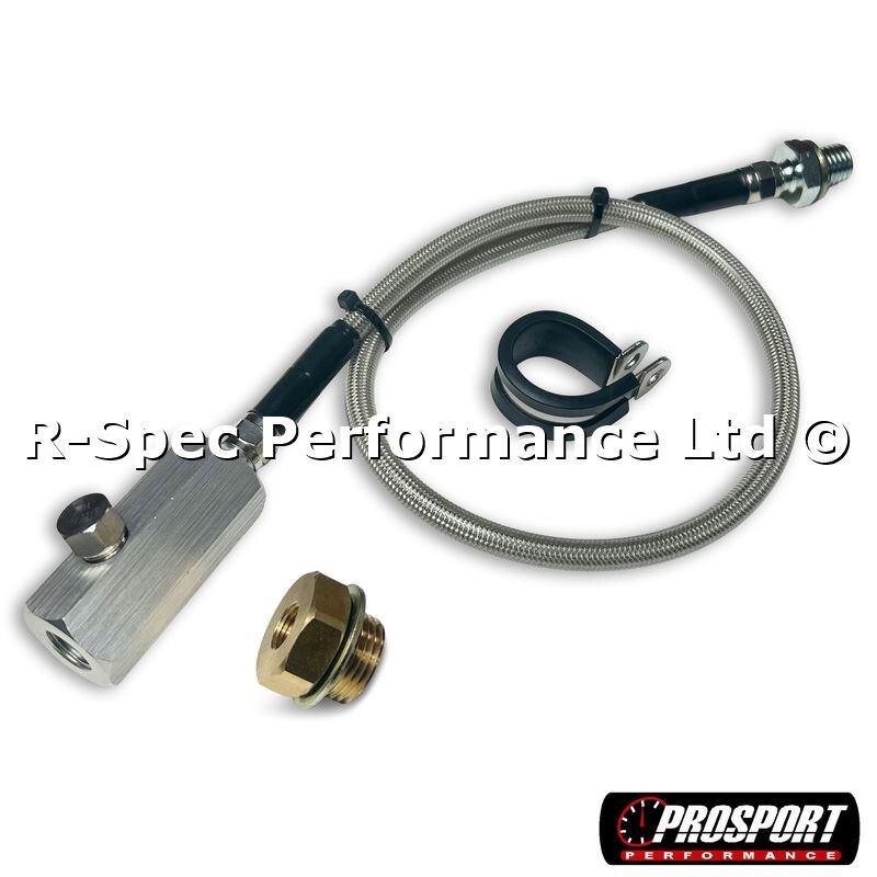 Oil Temp Oil Pressure Gauge Sensor Sender Remote Adaptor Kit For Subaru Impreza