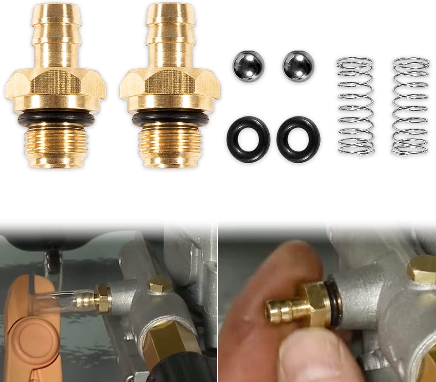 Pressure Washer Chemical Soap Injector Kit Fit Briggs&Stratton Replaces 190593GS