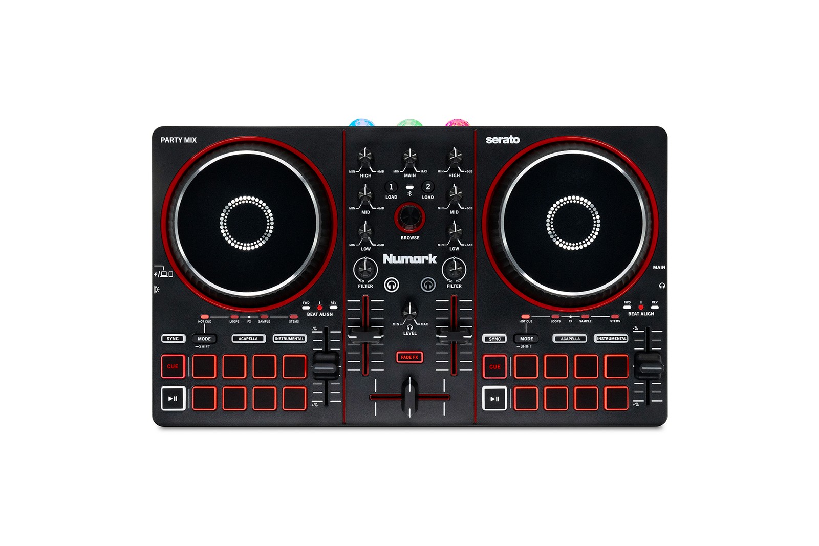 Numark Party Mix III  DJ Controller with Built-in Light Show (PARTYMIXIII)