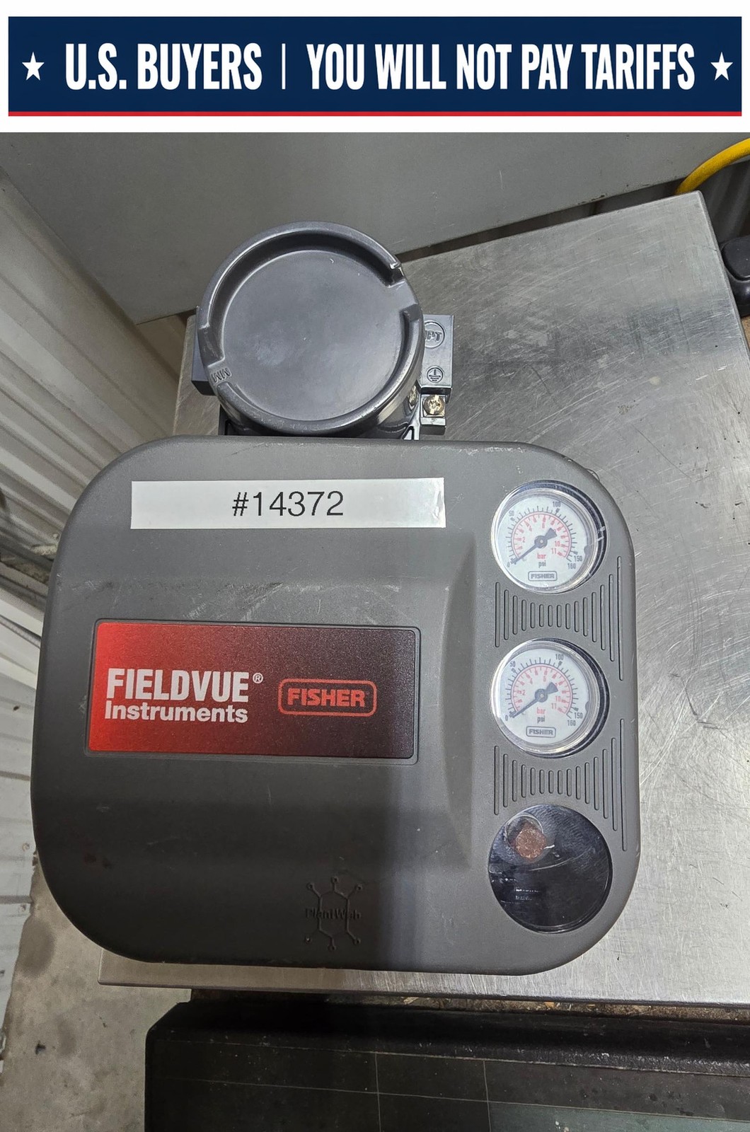 FISHER DVC6010 FIELDVUE VALVE POSITIONER (USED) (Copy)