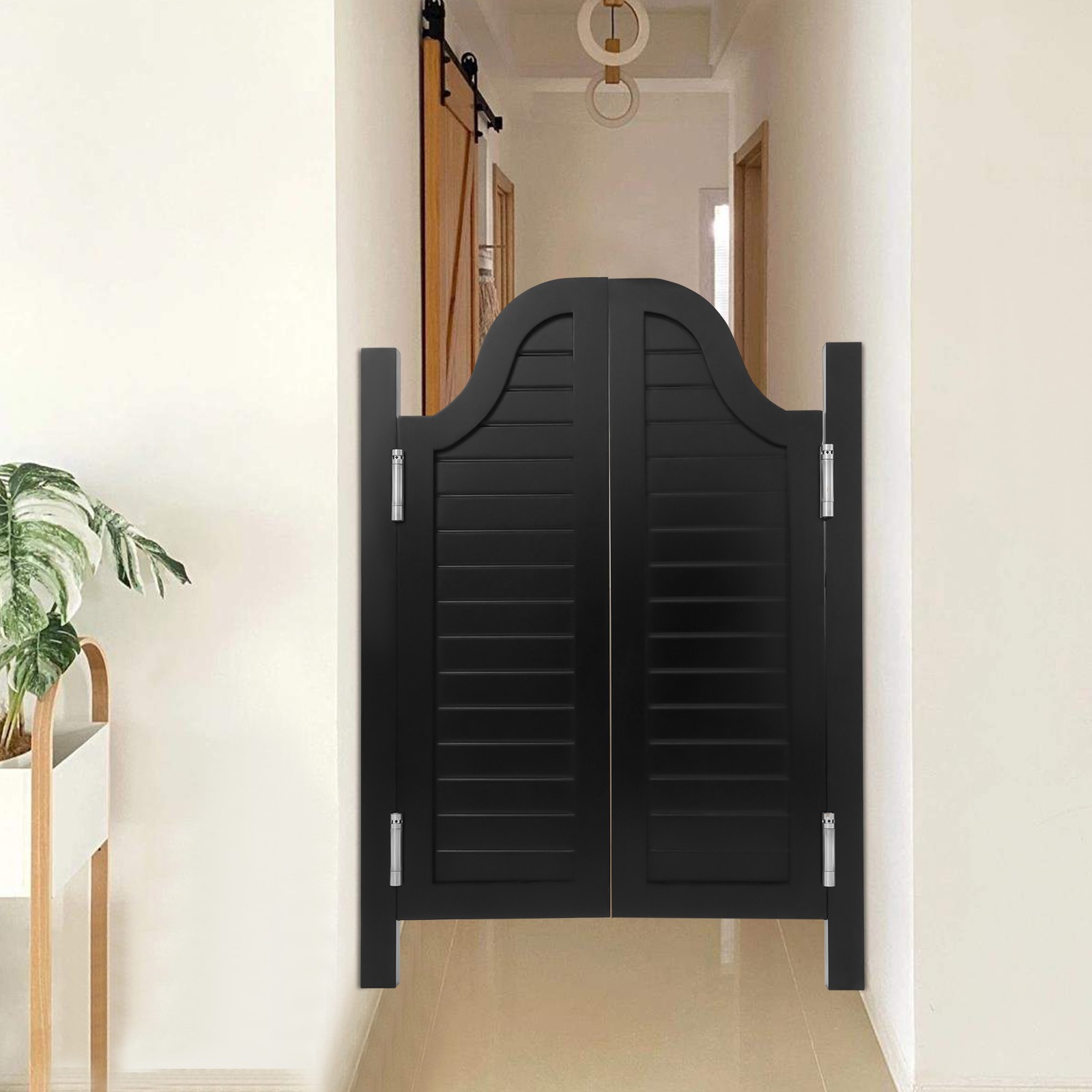 For Shop Entrance 70x90cm Partition Door Swing Solid Wood Door Partition Door