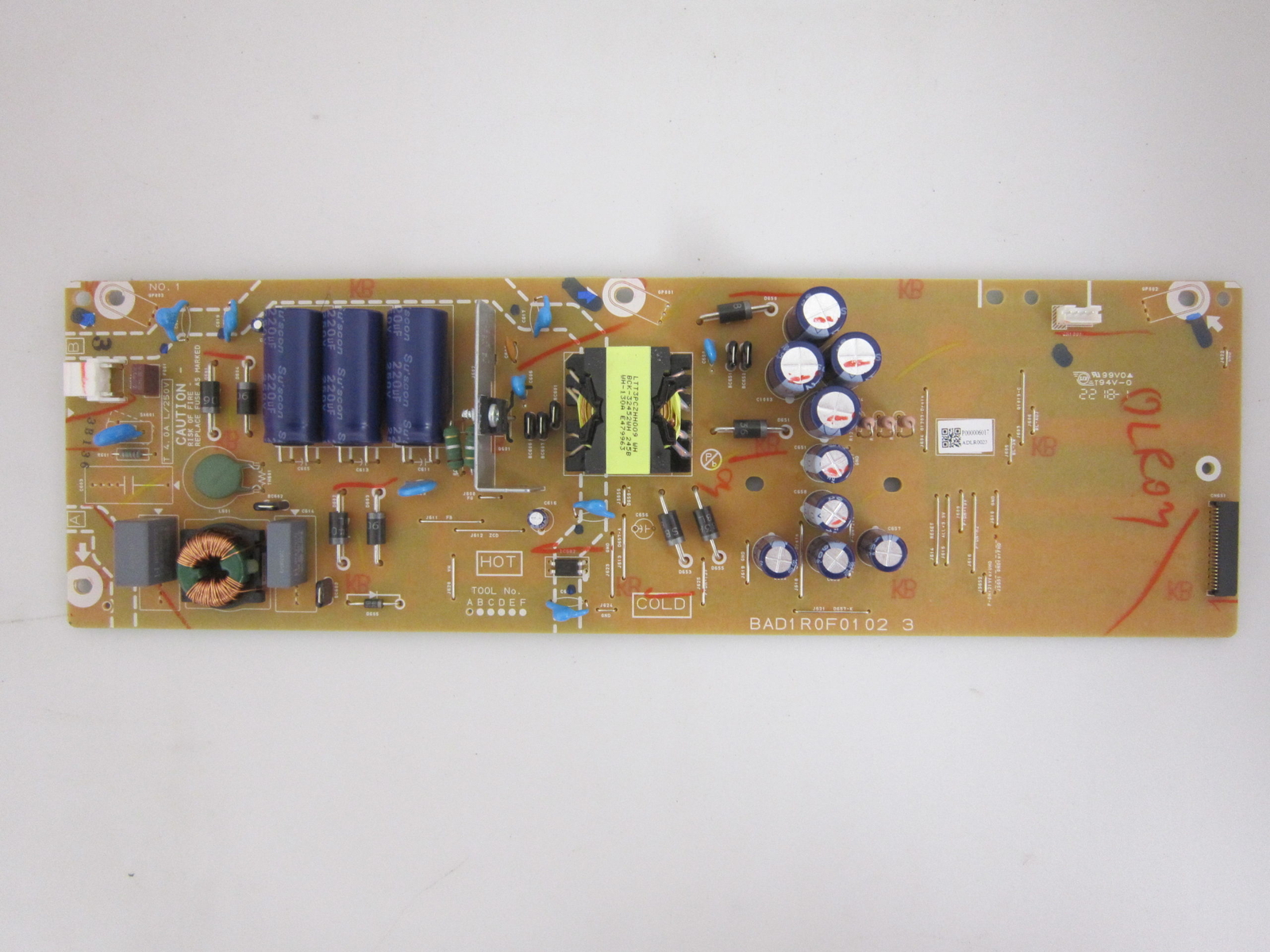 Philips 55PFL4756/F7 [ME3] Power Supply Board (BAD1R0F01 02 3) AD1R0MPW-001