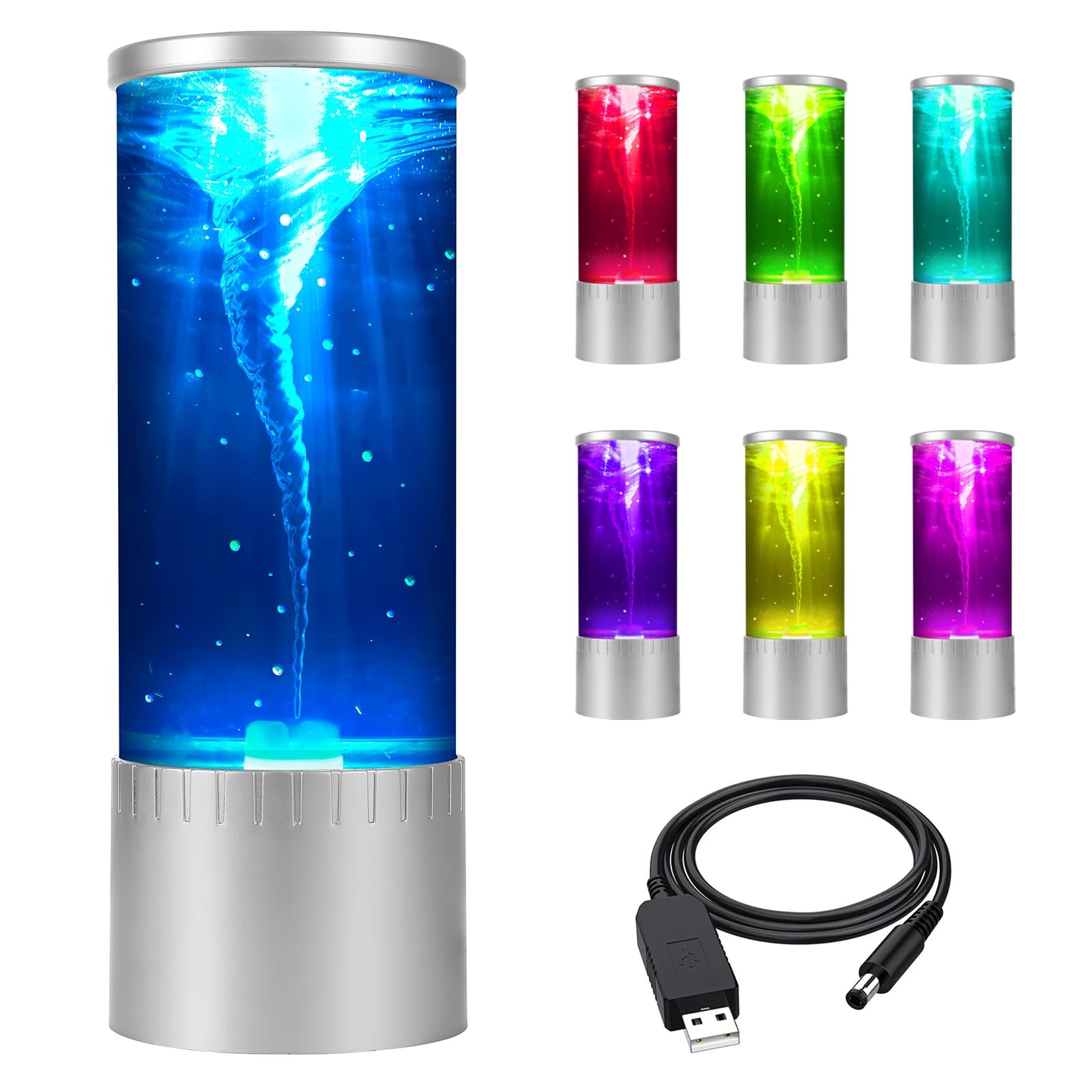 Handsbrain Tornado Lamp & Night Light - 3.5 x x 11 inches, Multicolor