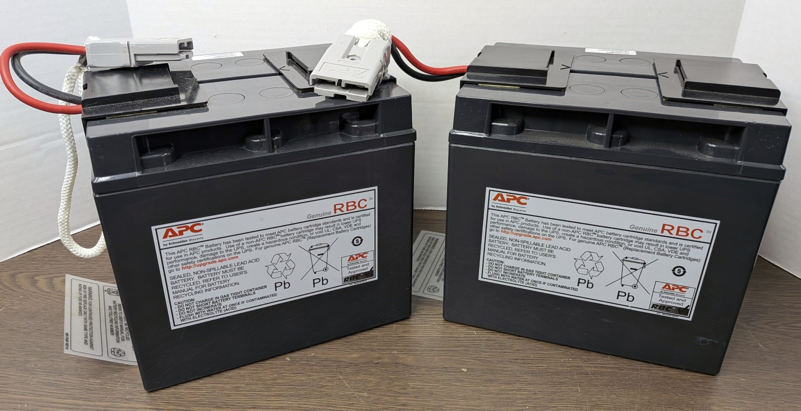 Lot of 2 - RBC55-UPC Batteries for APC UPS Models: SMT2200, SUA3000, SUA2200