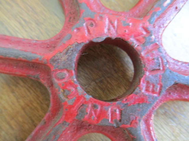 Universal Cast Iron Multi-Purpose 6 Arm Valve Wrench Steampunk.