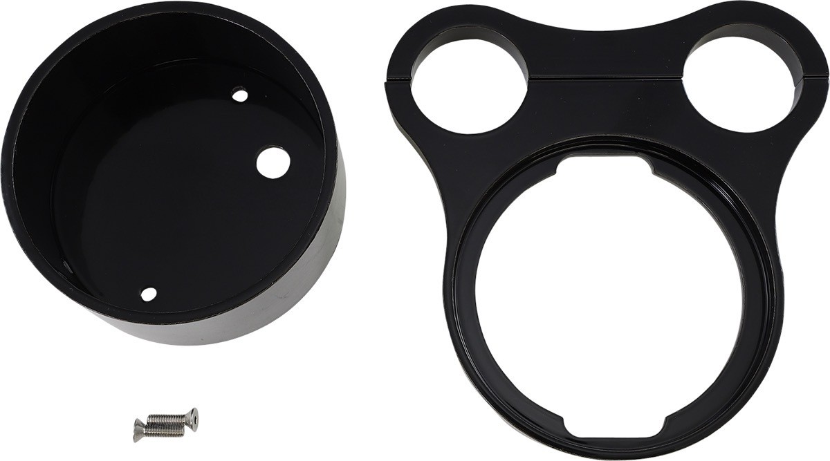 DRAG SPECIALTIES 2210-0563 1.5" T-Bar Gauge Mount - Flat Black - For OEM Gauge