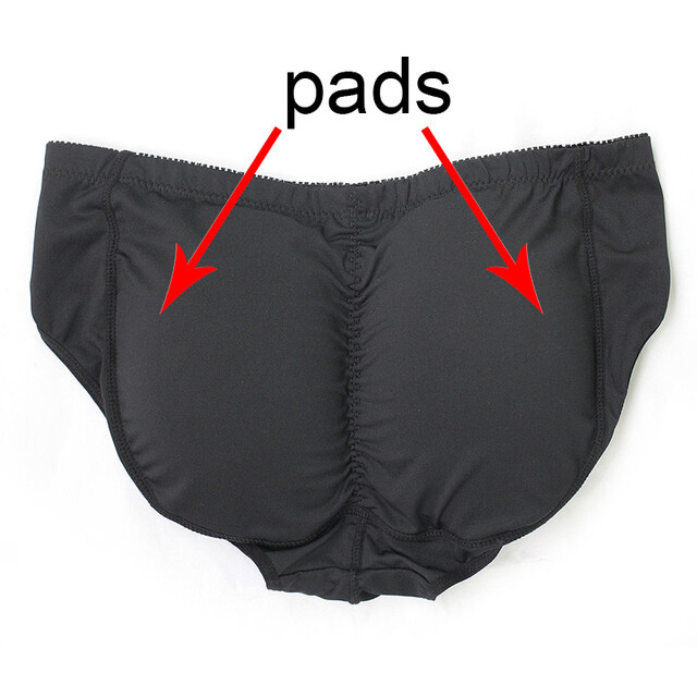 Men Padded Butt Lifter Hip Enhancer Body Shaper Shorts Fake Ass Underwear Briefs