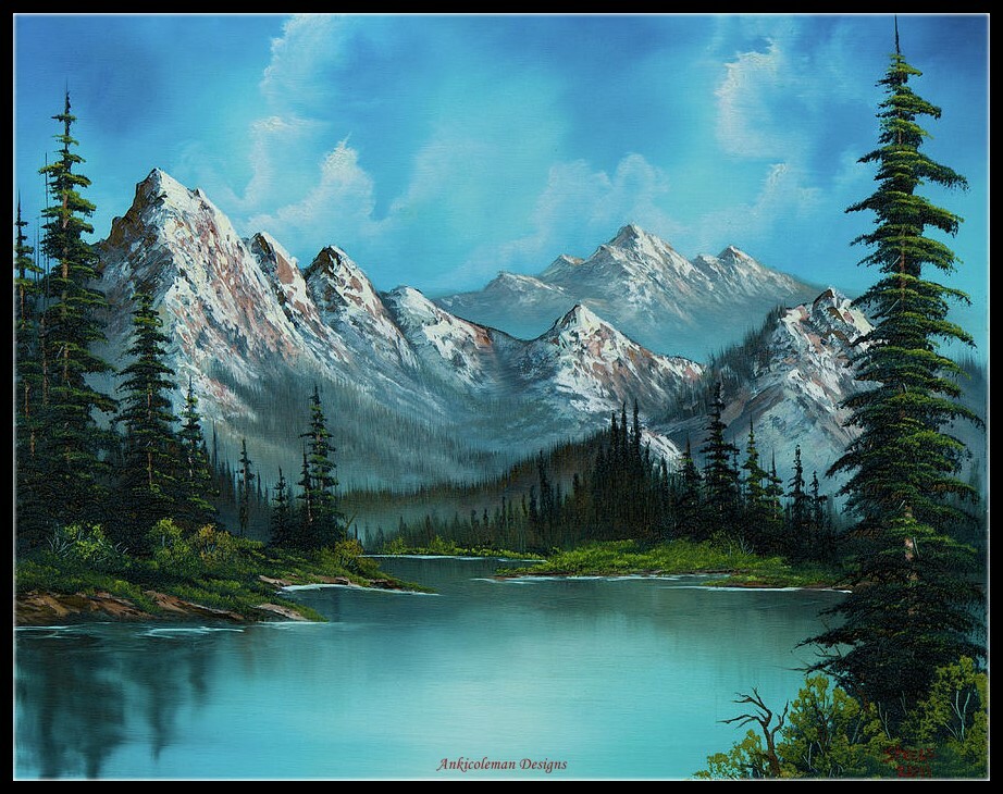 Nature's Grandeur - Chart Counted Cross Stitch Patterns Needlework DIY DMC
