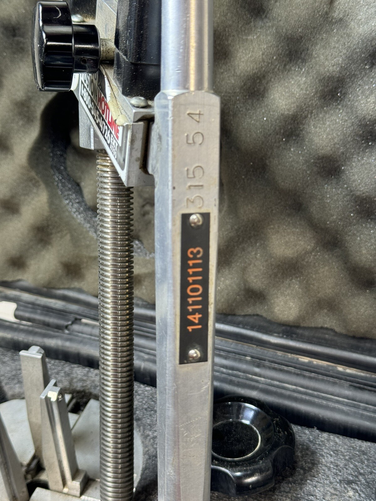 RITMO RTC 315 ELECTROFUSION PIPE SCRAPER W/ ISCO FUSION BLACK CASE