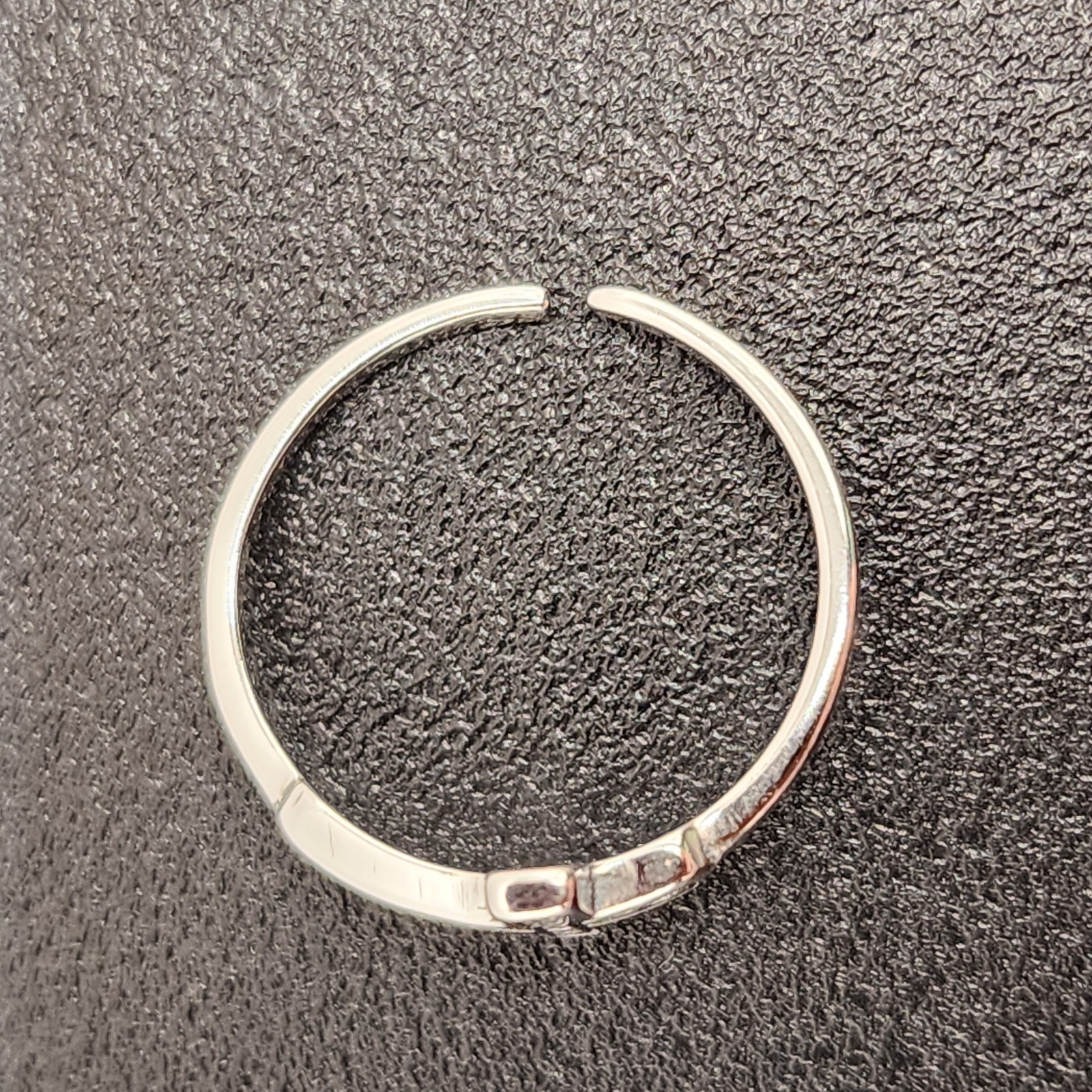 925 NEW Sterling Silver TOE Ring CROSS 7mm