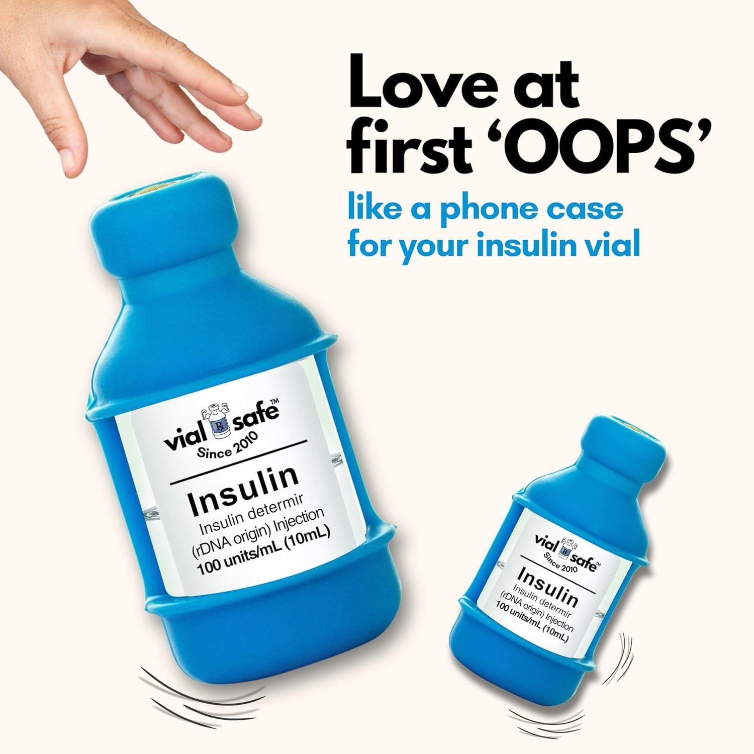 Insulin Vial Protector Case | Secure Insulin Bottle Protector & Cover for 10mL V