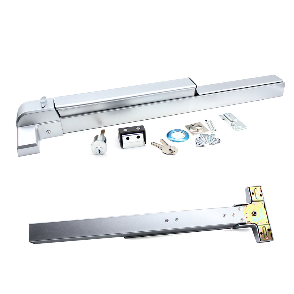 Door Push Bar Panic Exit Device with Lock Commercial Emergency Door Hardware New