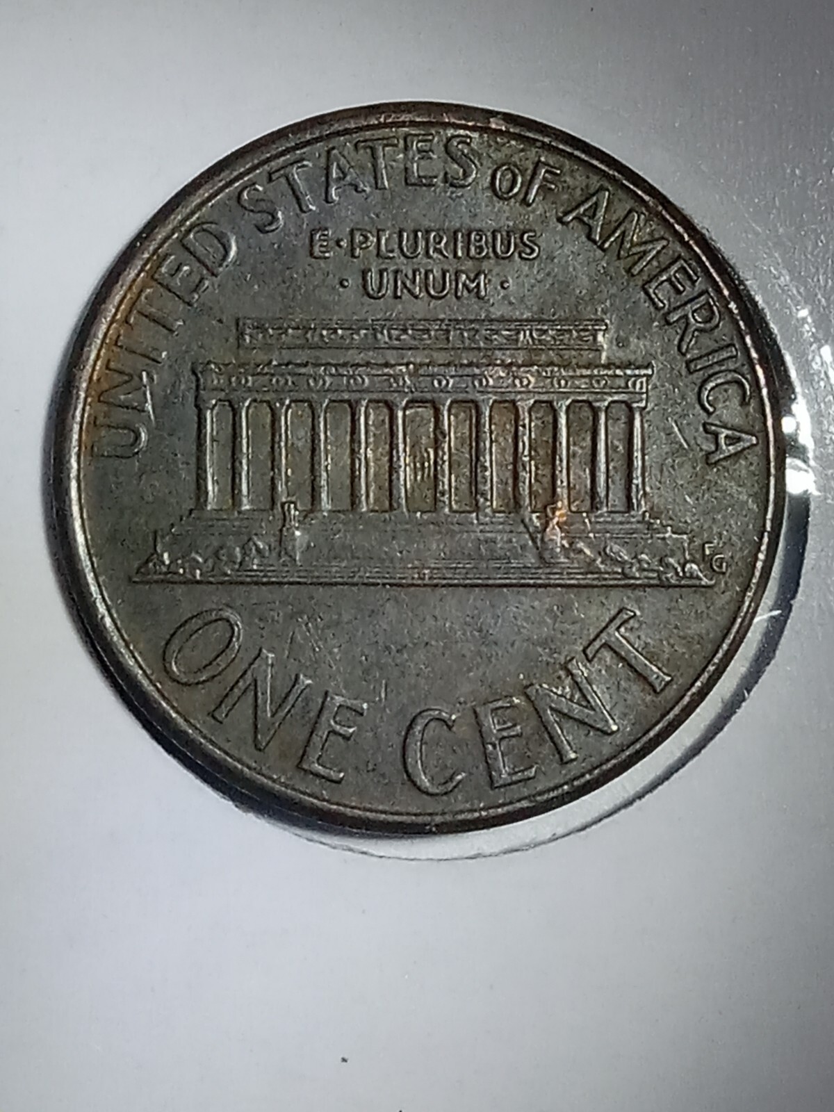 2006 Lincoln Cent Black Beauty With Gold Flake!!