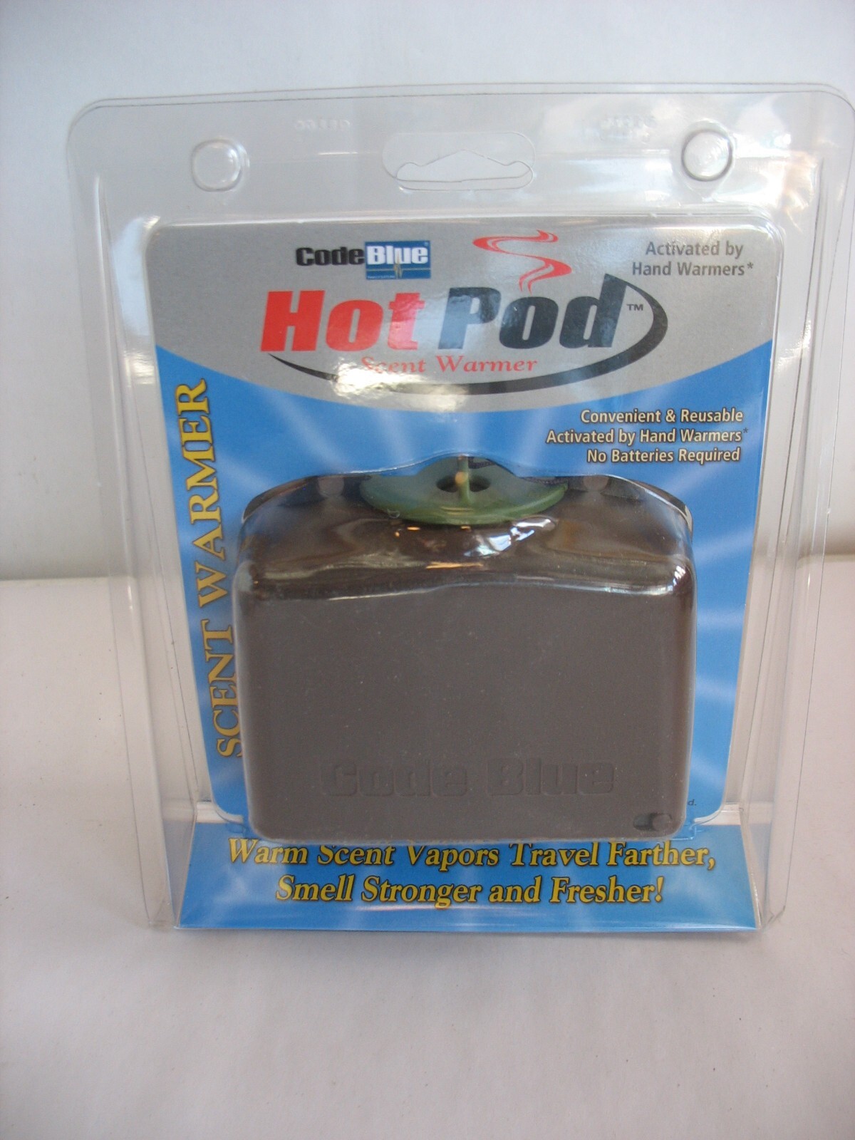 NIP CODE BLUE - HOT POD SCENT WARMER - HAND WARMER ACTIVATED - HUNTING