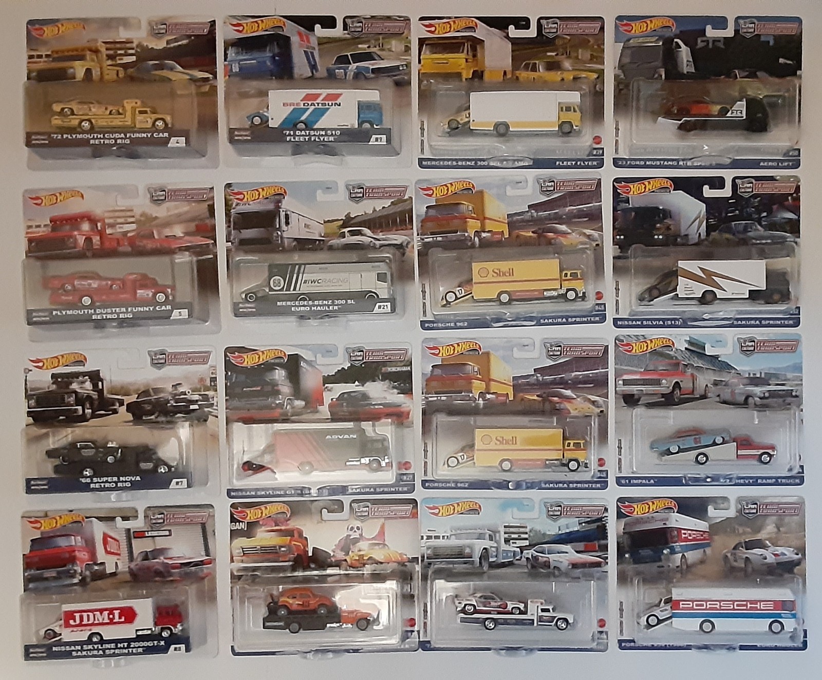 Hot Wheels Car Culture Team Transport Car/Truck 2-Packs       *** YOU SELECT ***
