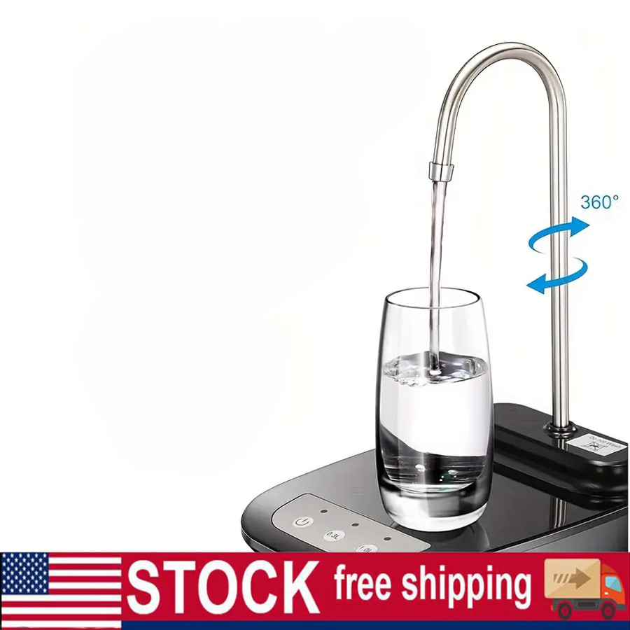 Portable Electric Smart Water Dispenser For 5 Gallon Bottles, USB Powered 1pc