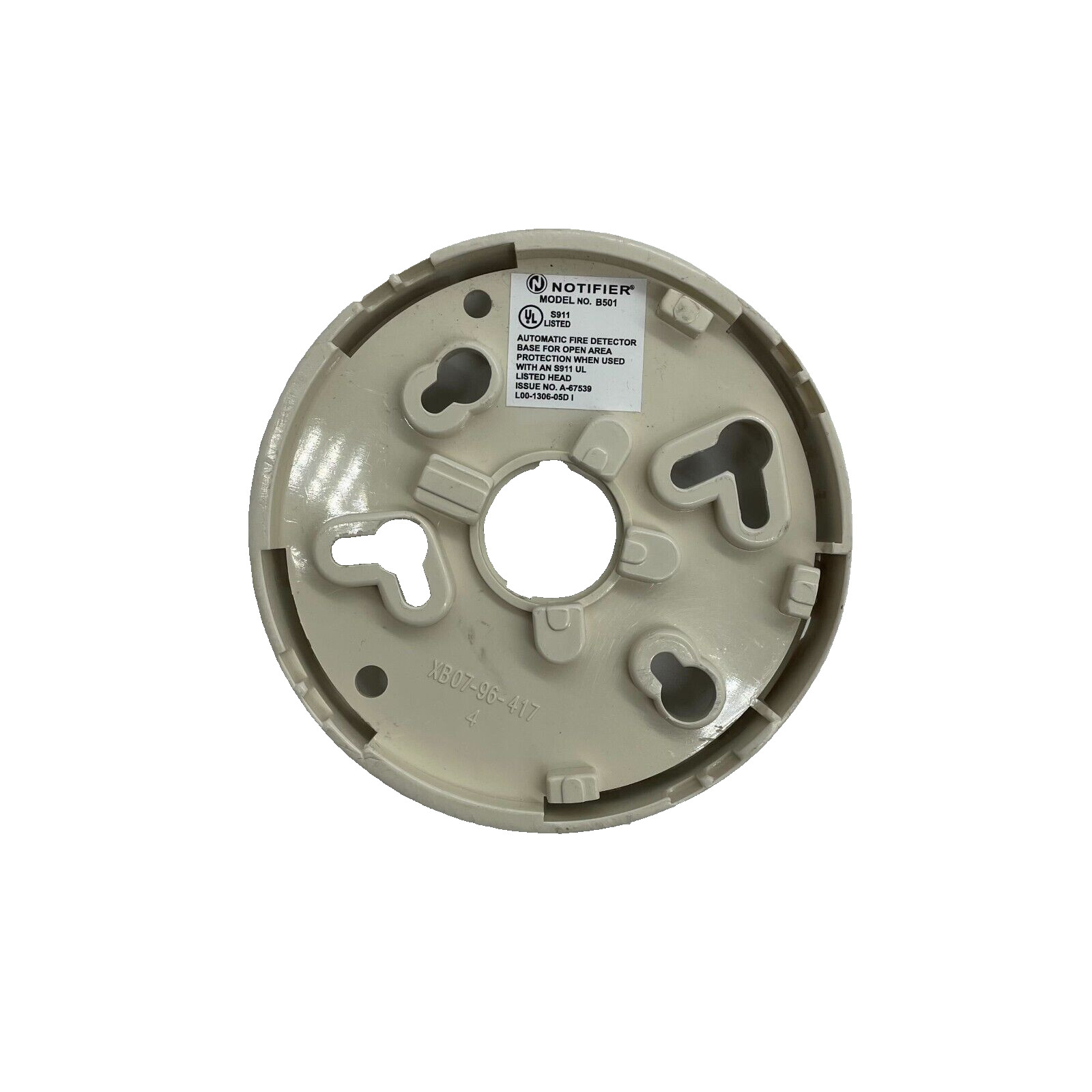 System Sensor B501 Plug-in Detector Base