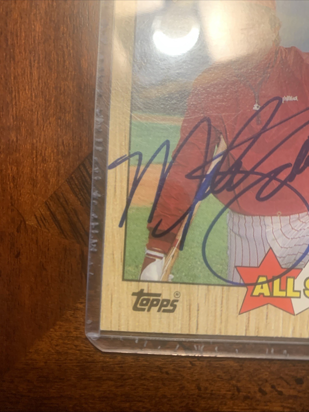 Mike Schmidt Signed Baseball Card