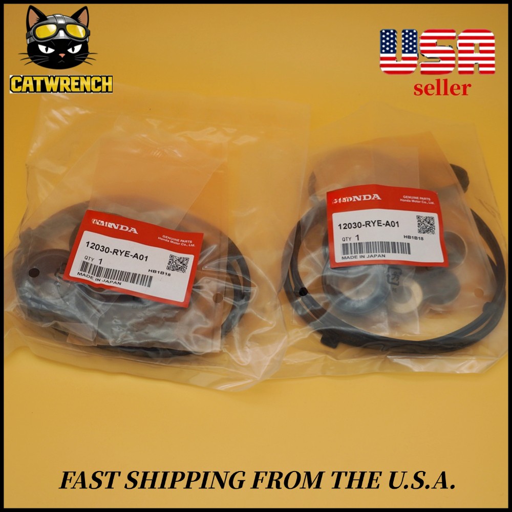 New OEM 2Pcs Valve Cover Gasket Kit For Honda Accord Odyssey Pilot Acura MDX TL