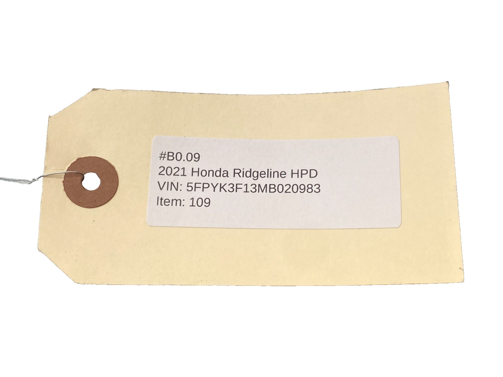 21 22 23 HONDA RIDGELINE AUTOMATIC TRANSMISSION CONTROL MODULE OEM B0.09