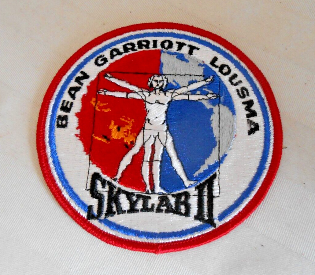 NASA Skylab II Bean Garriott Lousma Embroidered Sew-on 4" Patch - Unused
