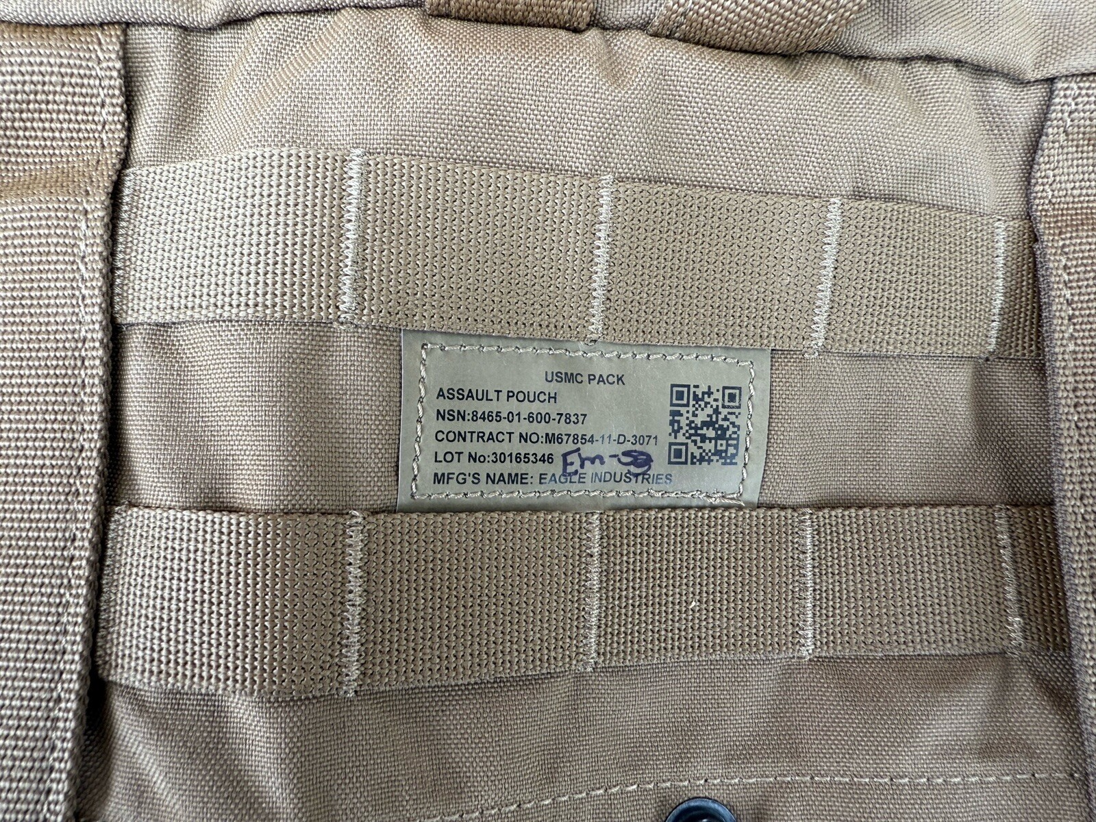 USMC FILBE Coyote Assault Pouch by Eagle Industries 2-PACK USGI Authentic NEW