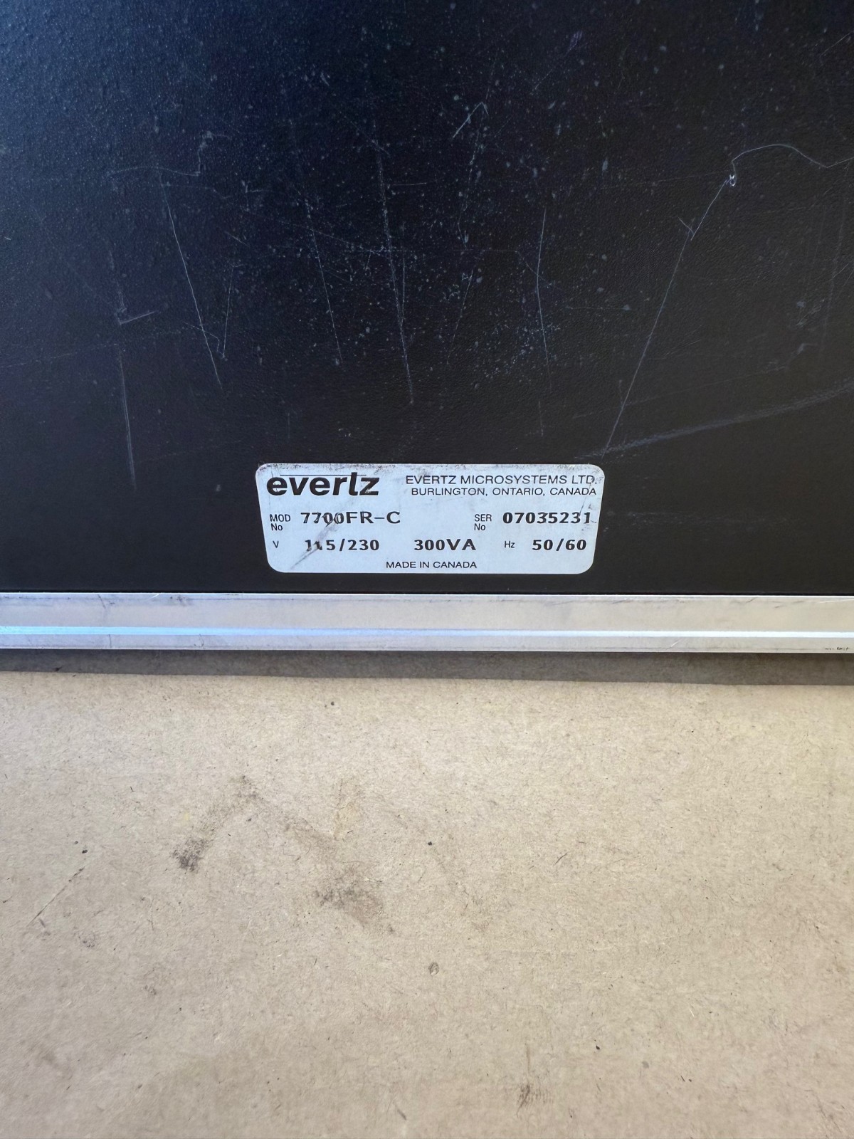 Evertz Microsystems 7700FR-C Multiframe Chassis, No Cards
