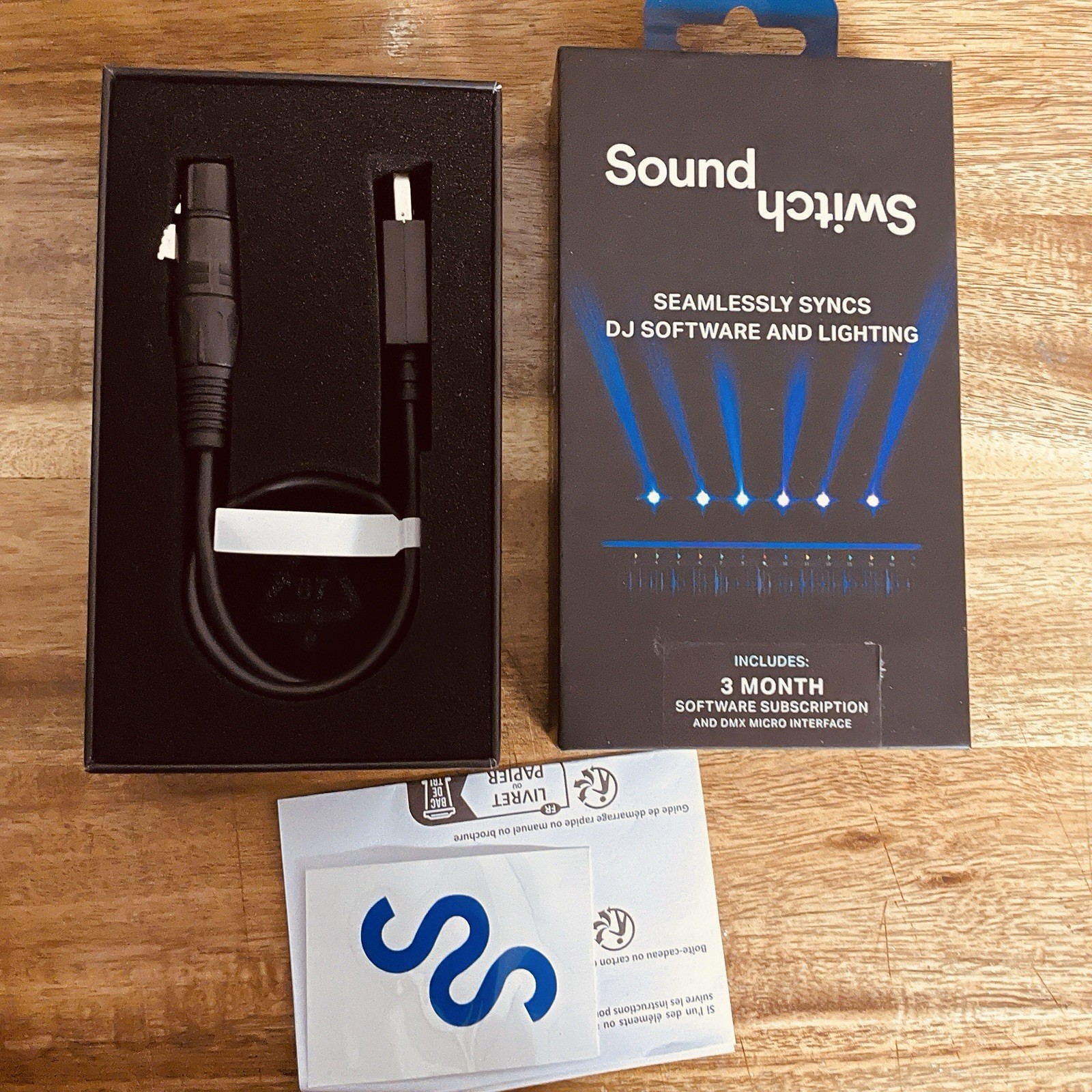 SoundSwitch Micro Interface USB to DMX 2-Universe DJ Stage Lighting Controller
