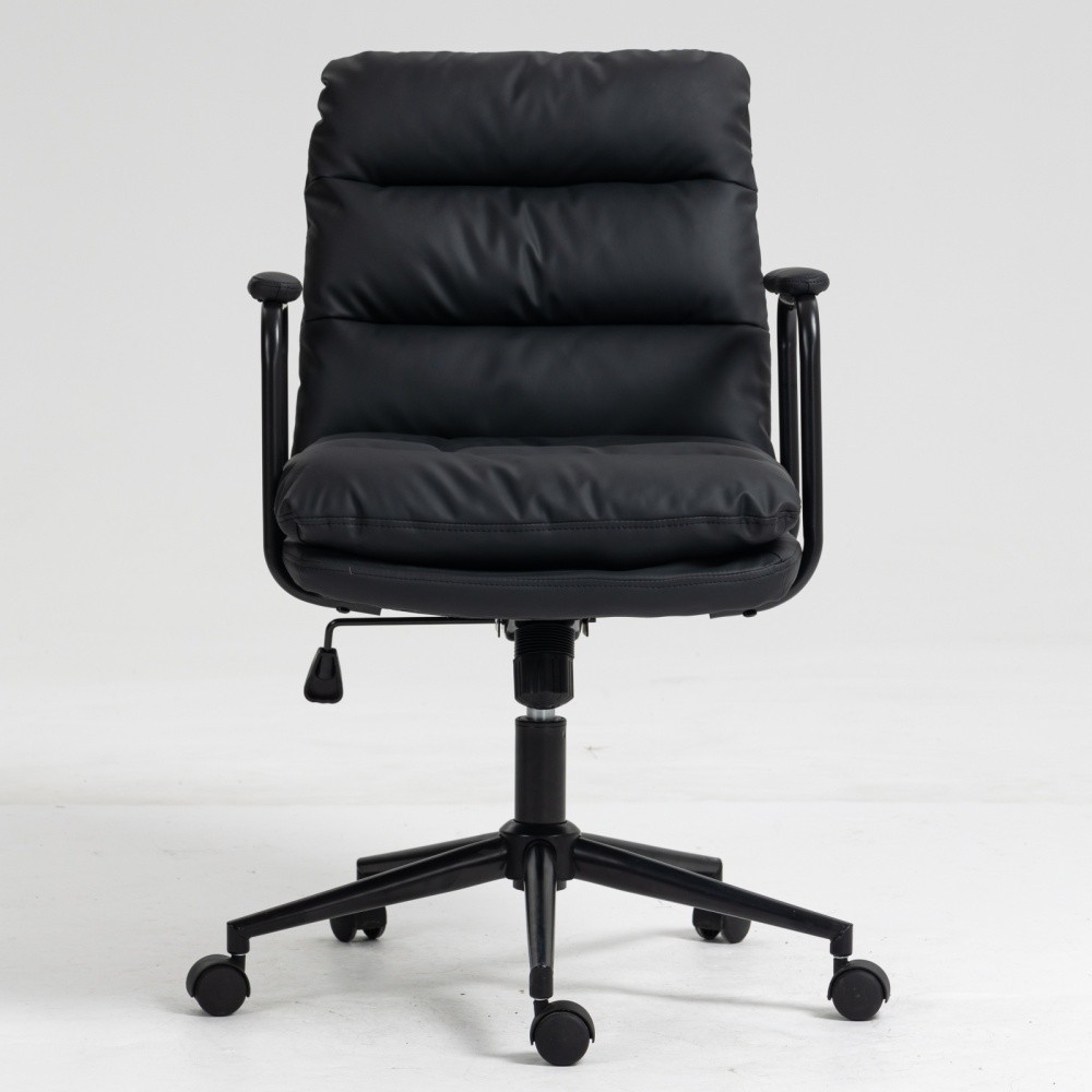 Office Chair Home Office Desk Chair Rolling Swivel Chair with Padded Armrest