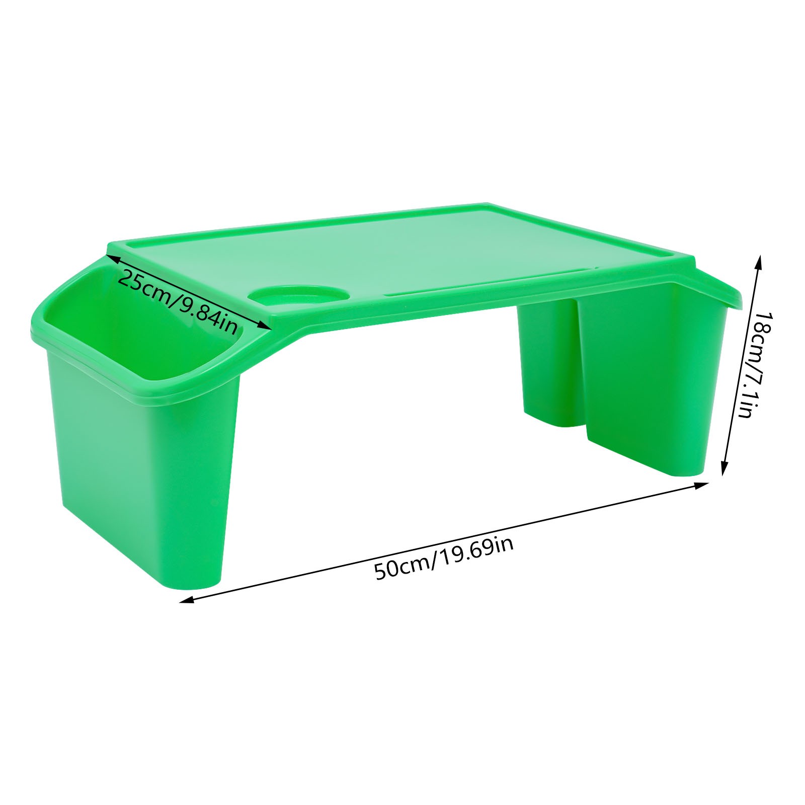 6 Pcs Kids Lap Desk Rectangular Desk Tray for Writing Eating Game Classroom USA