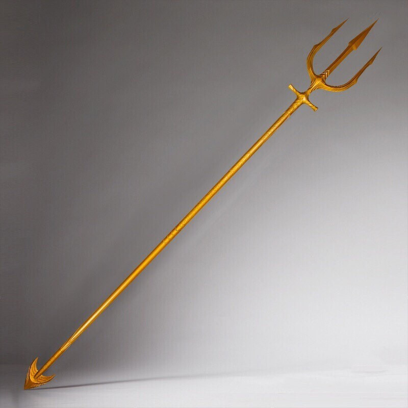 HCMY Trident Aquaman Alloy Trident 210cm Cosplay Prop Replica Model 1/1 Metal