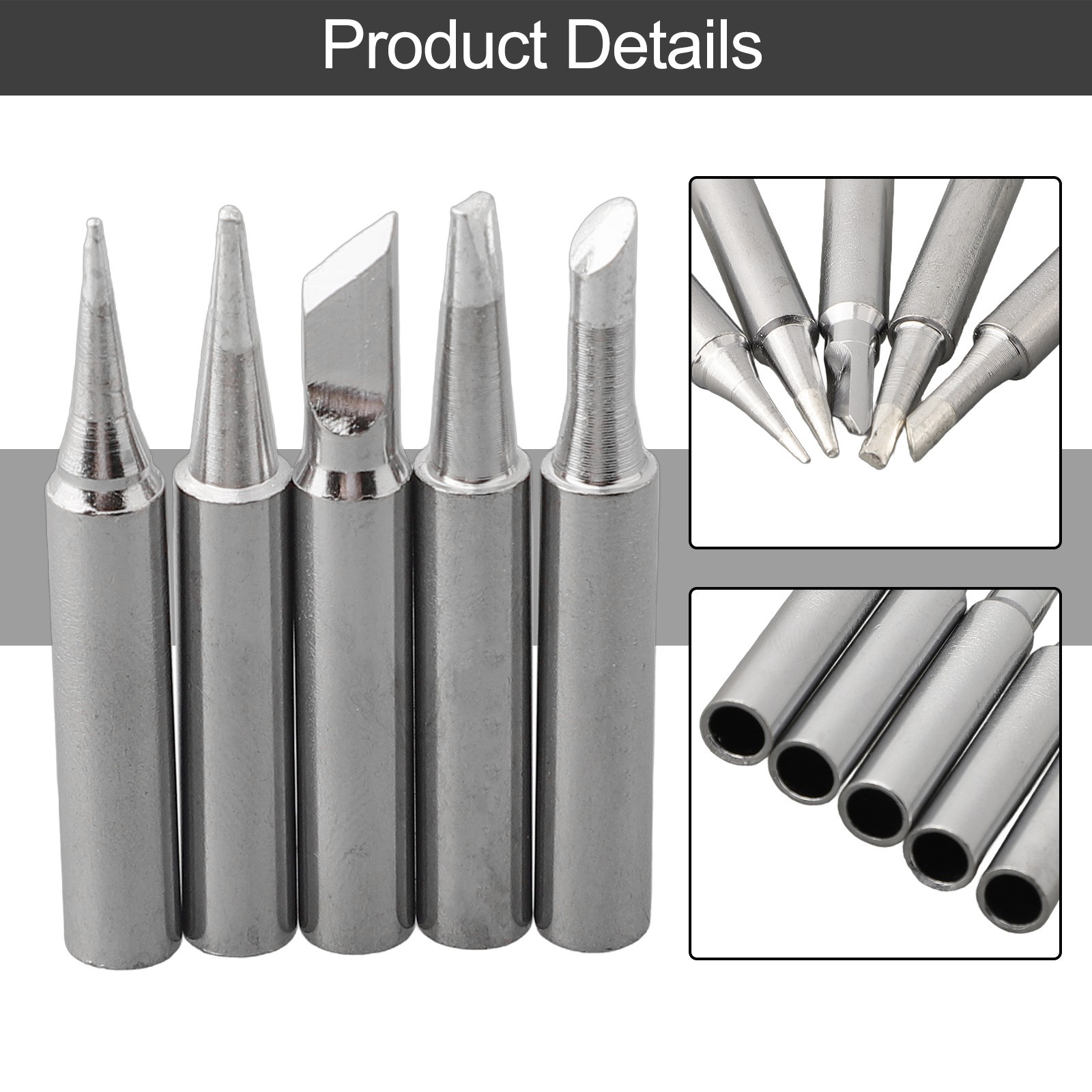 Optimal Performance 5pcs Soldering Iron Tip Replacement Improve Your Work
