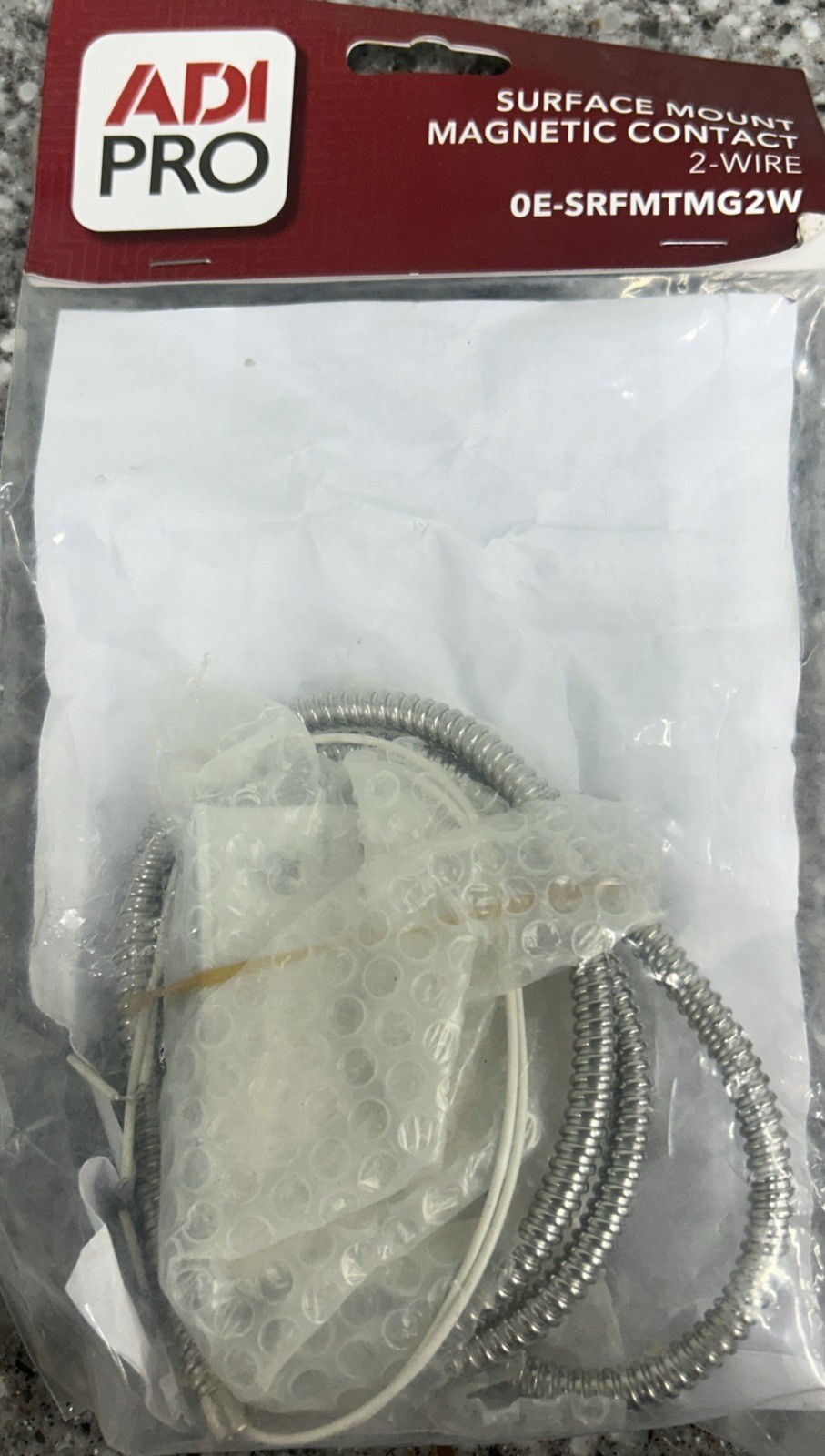 ADI PRO Surface Mount Magnetic Contact 2-Wire 0E-SRFMTMG2W