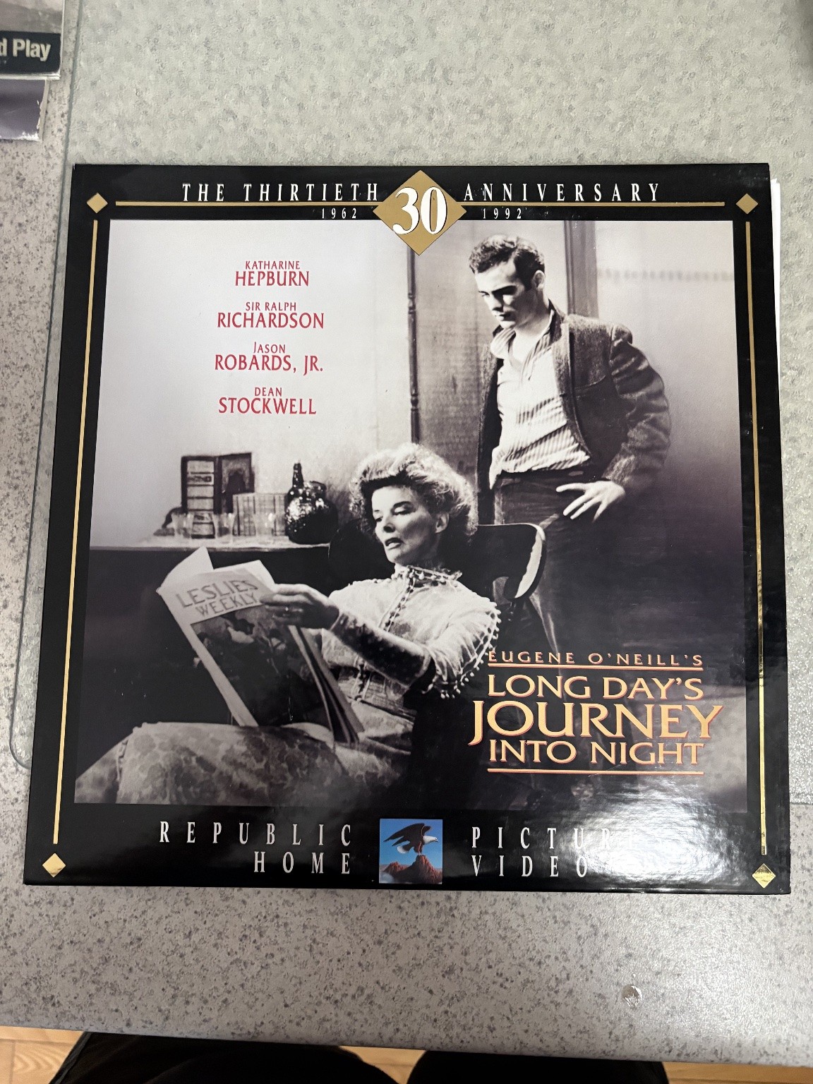 Long Day's Journey Into Night LaserDisc 1992 Drama 30th Anniv. Republic Pictures