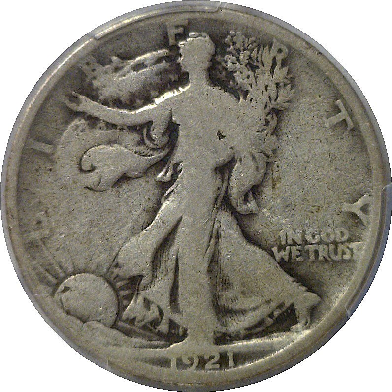 1921-D Walking Liberty Half Dollar PCGS G-4