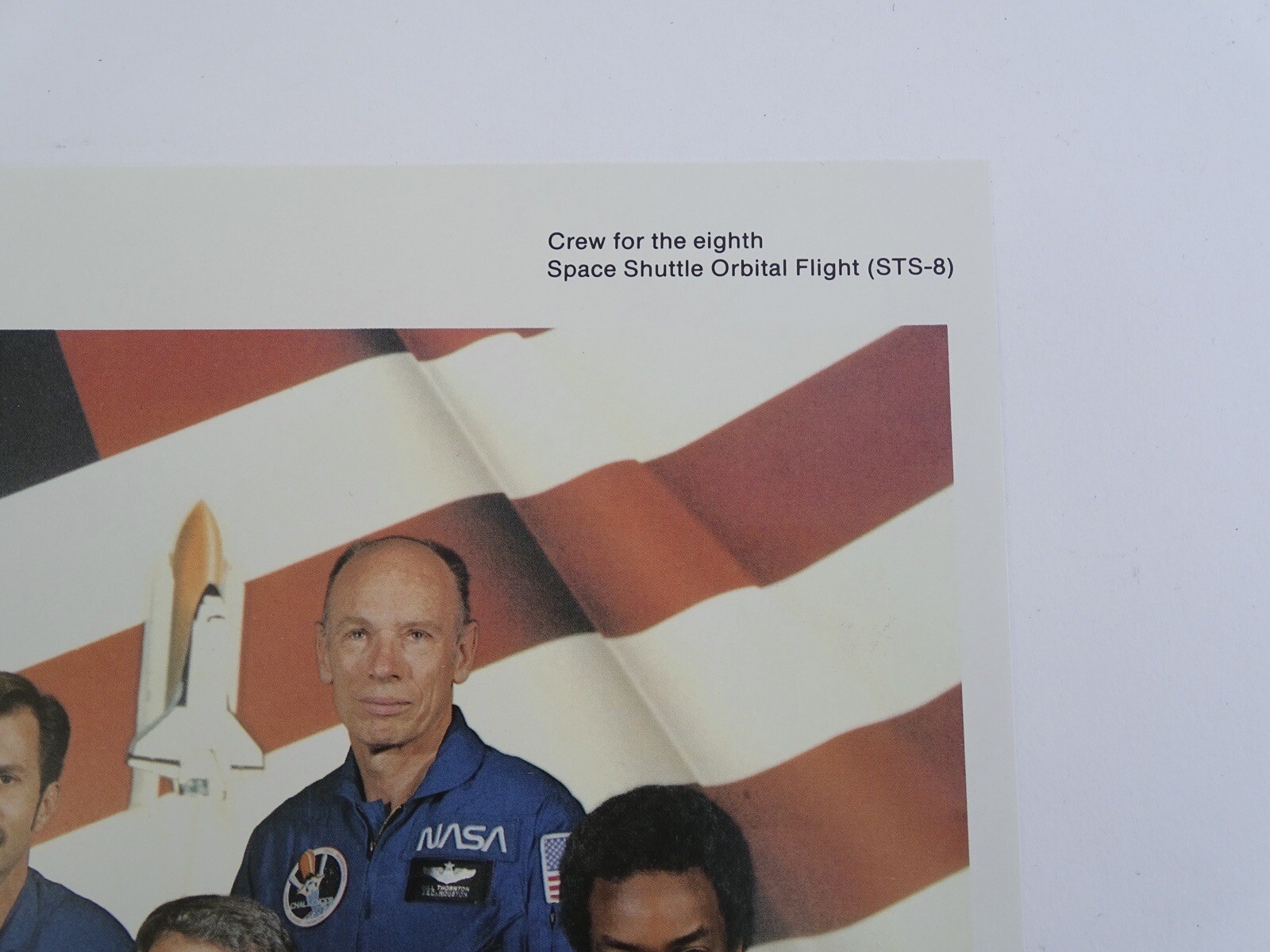 STS-8 NASA Space Shuttle Crew Photo Card
