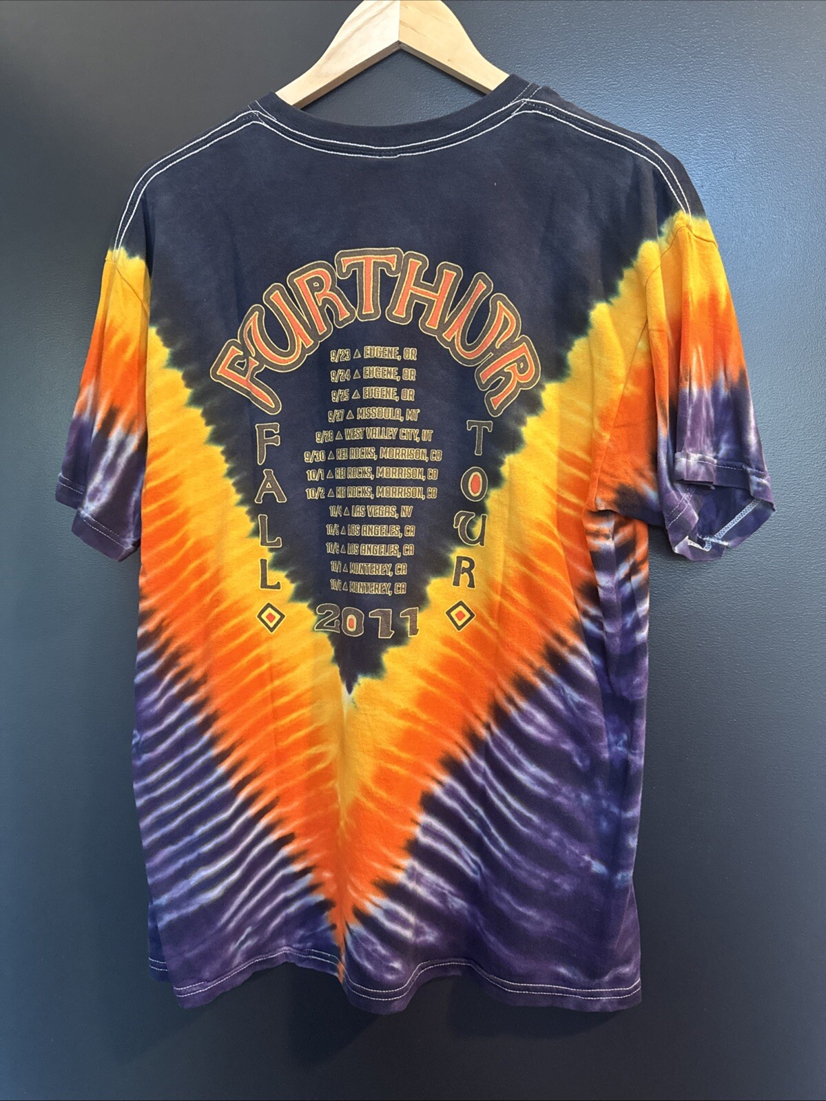 Vintage 2011 Grateful Dead Furthur Fall Tour T Large