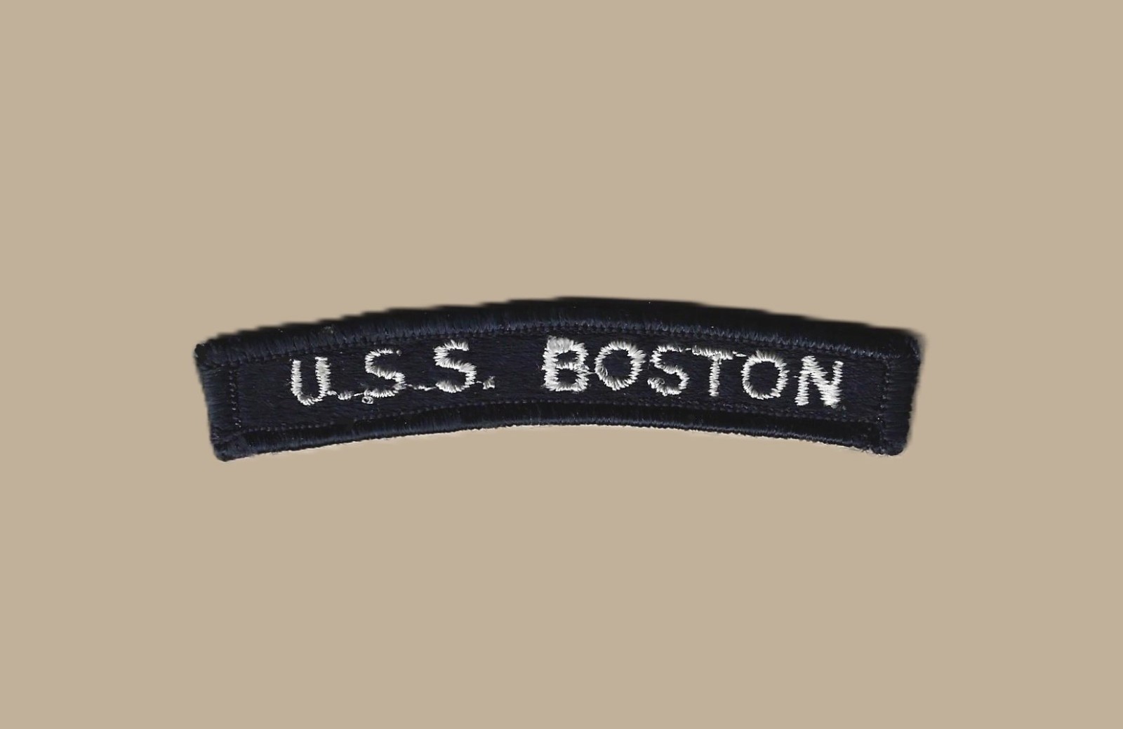 US Navy CA-69 USS Boston Heavy Cruiser UIM Shoulder Rocker Tab (01)