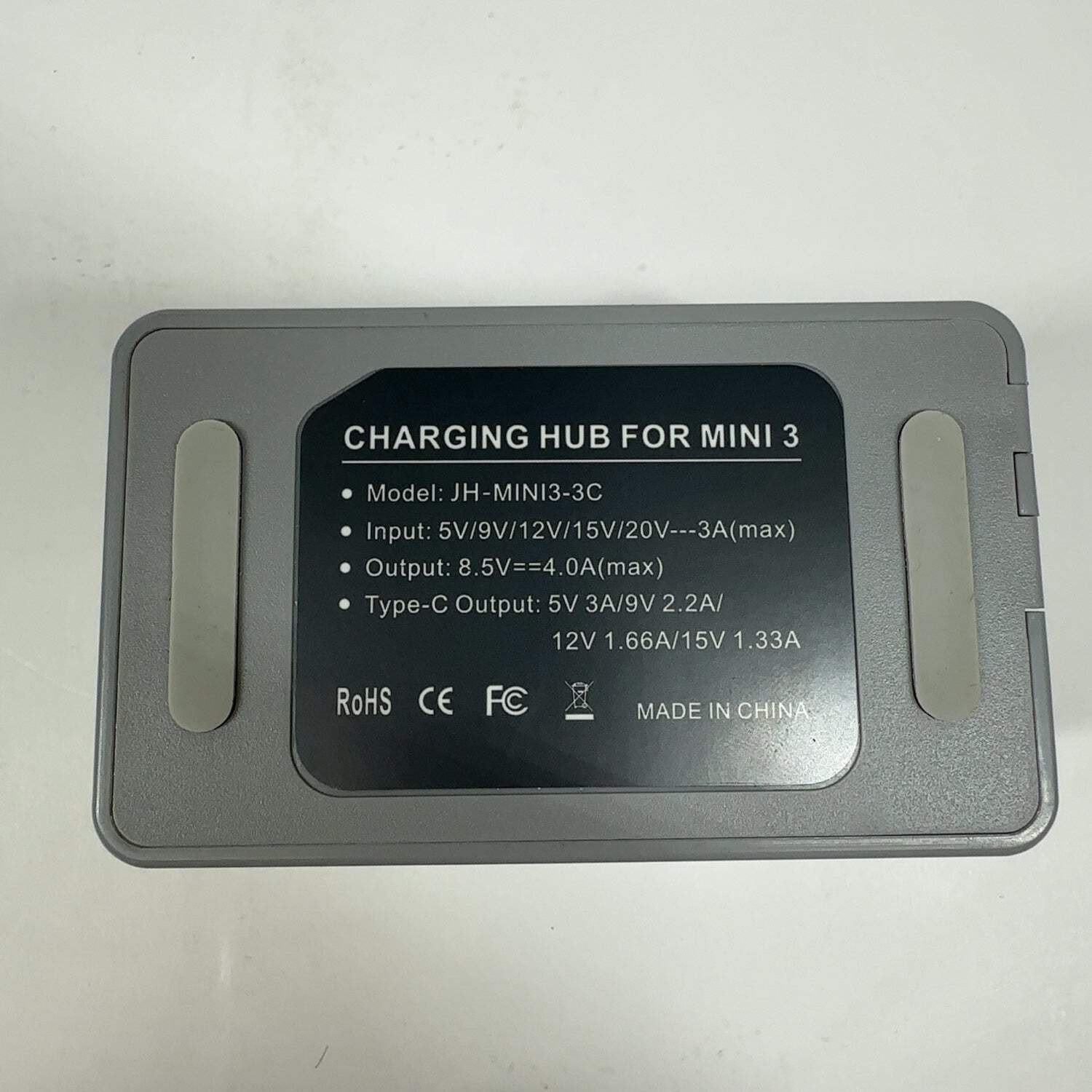 JHTC Mini 3/4 Pro Battery 2-Pack and Two-Way Three-Channel Charging Hub Compatib