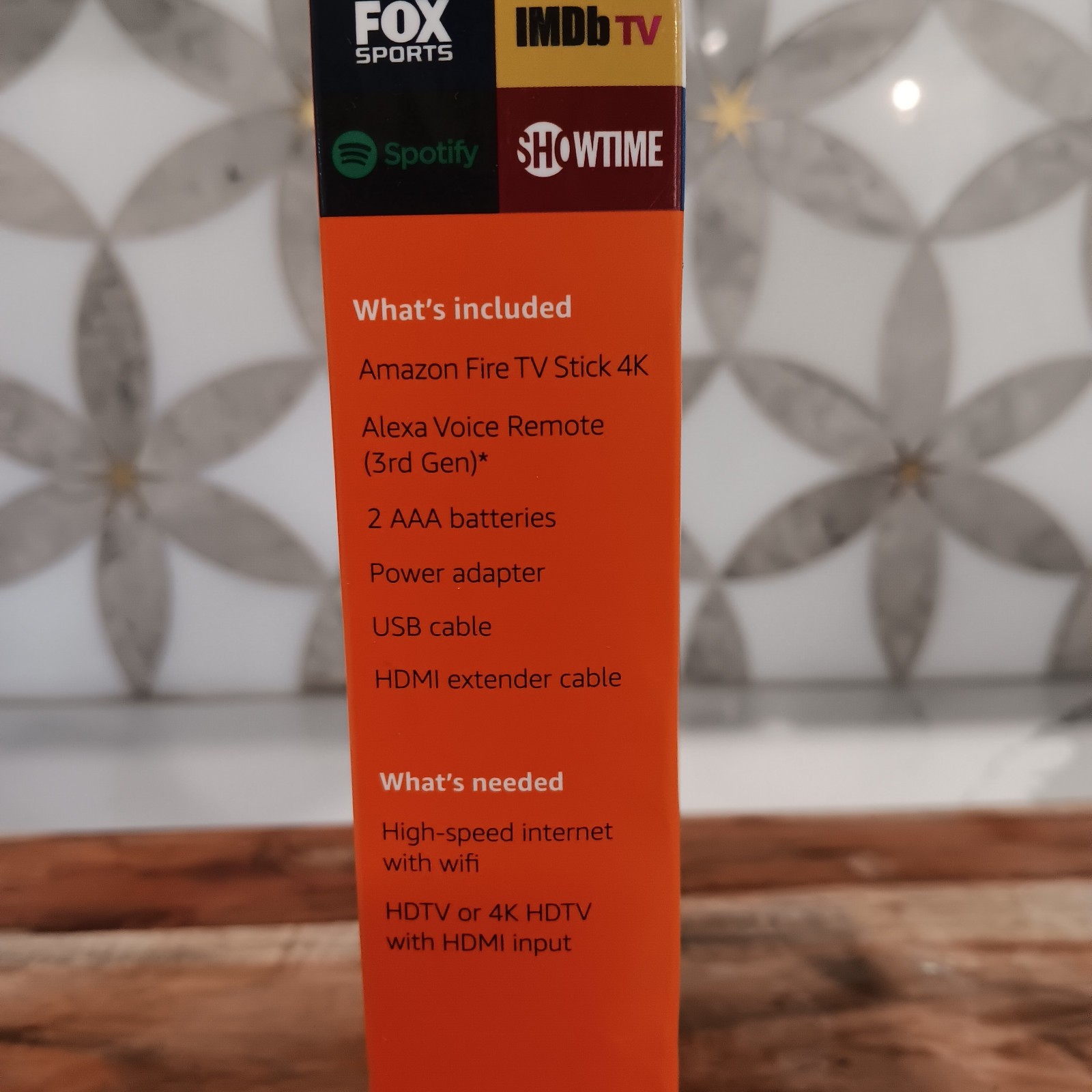 AMAZON Fire TV Stick 4K HDR Stream Device Alexa Voice Remote (3rd Gen Remote)