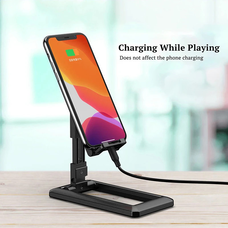 Adjustable Phone Tablet Desktop Stand Desk Holder Mount Cradle For iPhone iPad