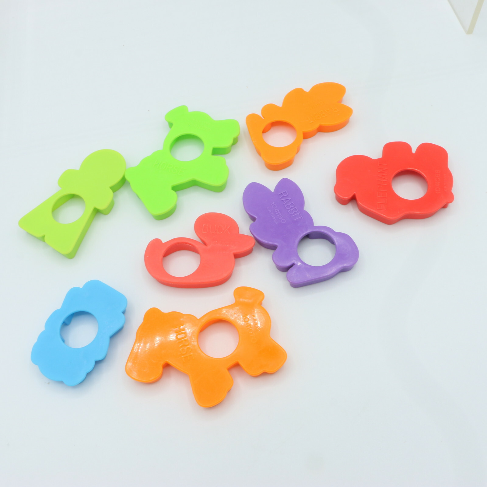 8 Kenner Animals + Person 1995 Play Doh or Cookie Cutters