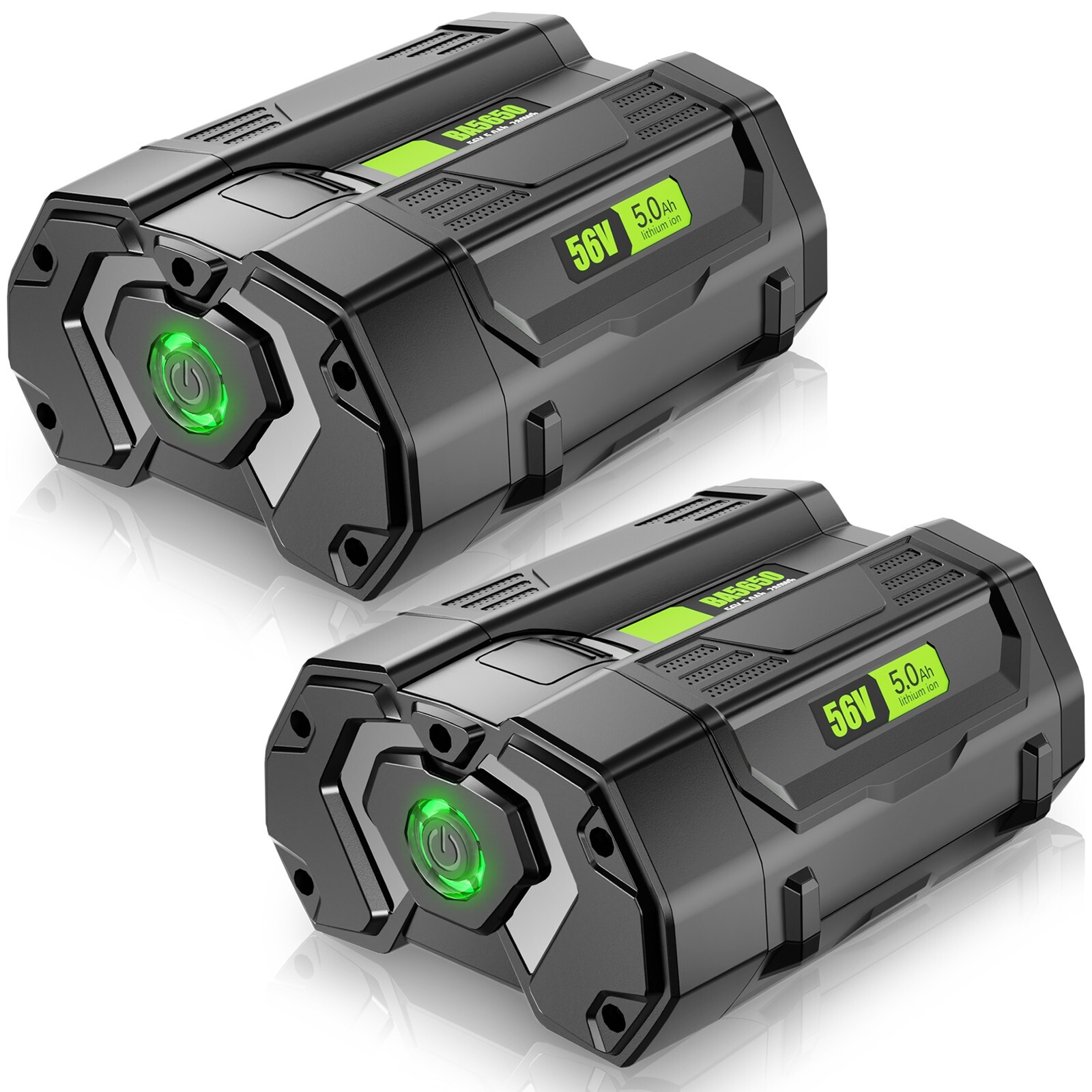 1/2pcs 5.0AH Battery For EGO 56V 56Volt BA1400 POWER+ Lithium Ion BA2240 BA2800T