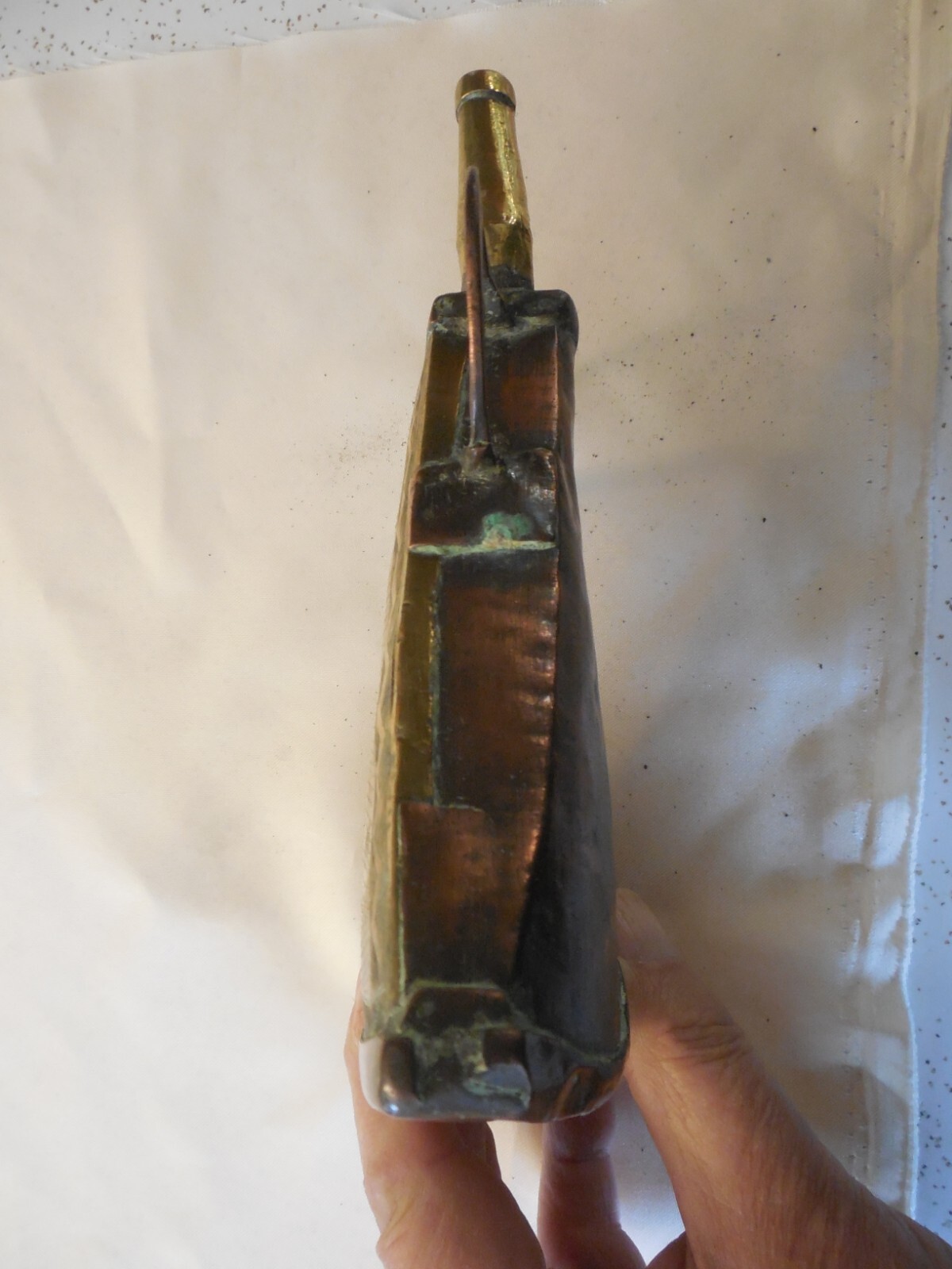 ANTIQUE MOROCCAN BLACK POWDER "POWDER FLASK"
