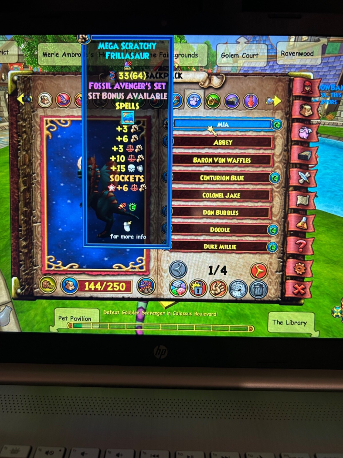 wizard101 account