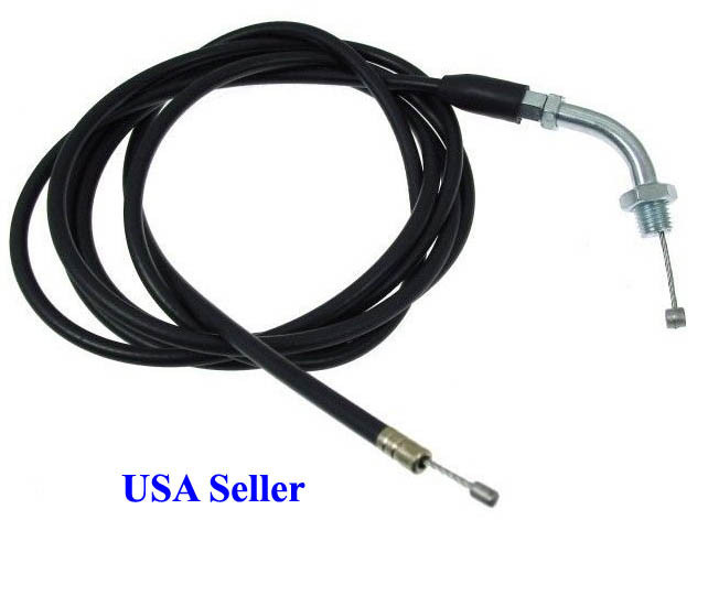 70 INCH CURVED ELBOW THROTTLE CABLE for STANDING Kid GAS SCOOTERS 33CC ZOOMA