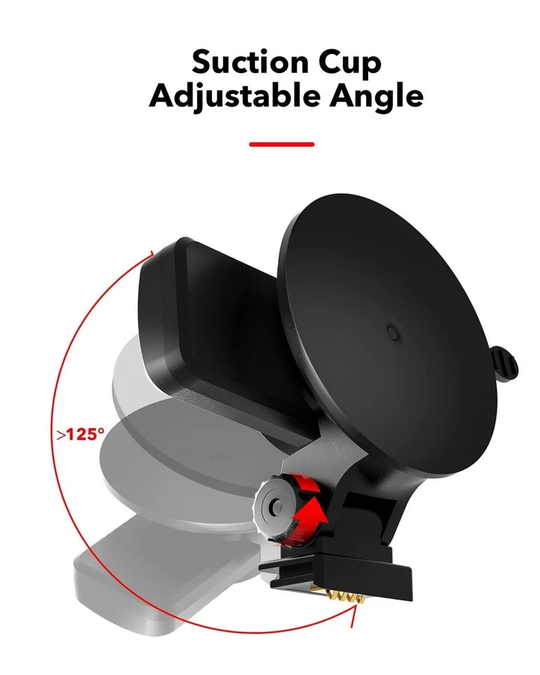 Suction Mount for F7N Series Dash CamBuilt-in GPS ModuleEasy Install...